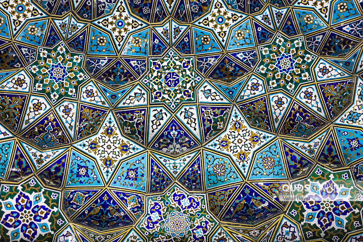 شکوه معماری رواق الله وردی خان در حرم مطهر رضوی
