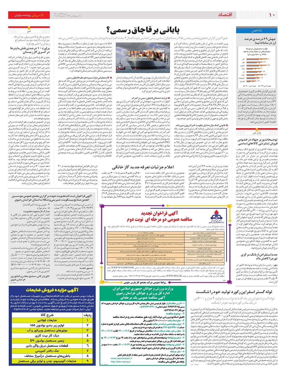 روزنامه خراسان/ عزم صعود تا مدار 36 هزار کیلومتری