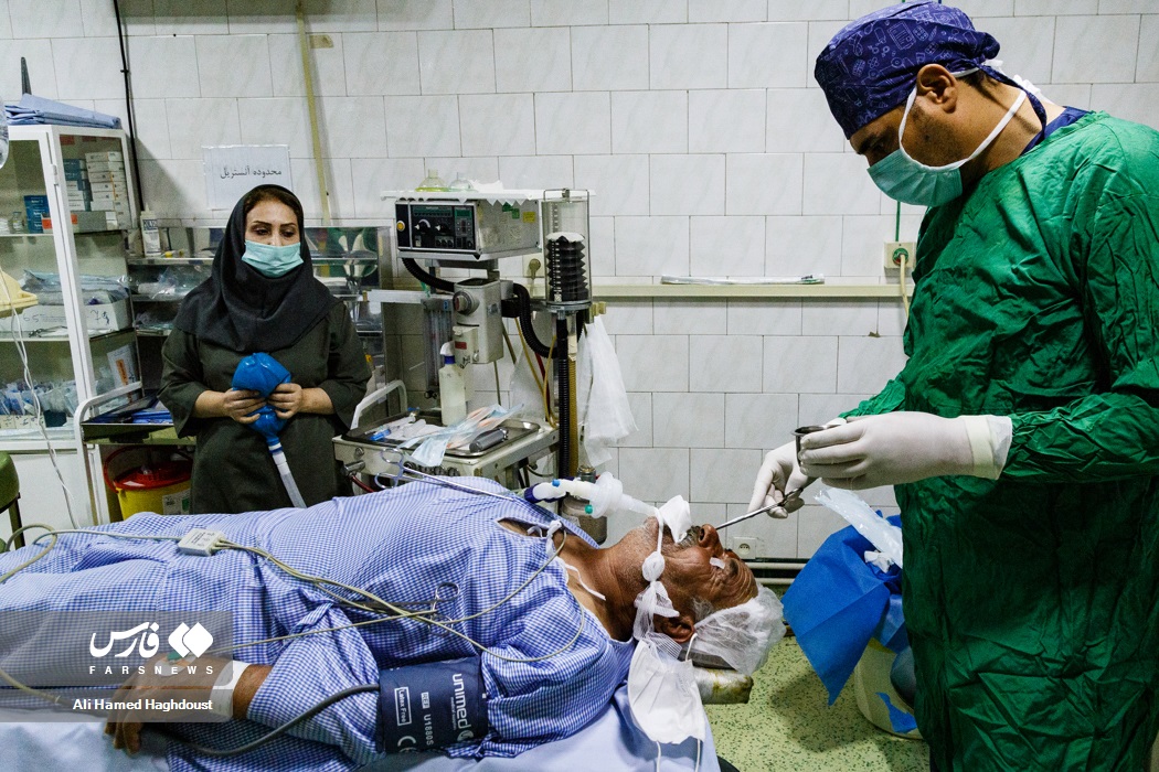 عکس/ انجام ۶۰ عمل جراحی رایگان چشم در تبریز