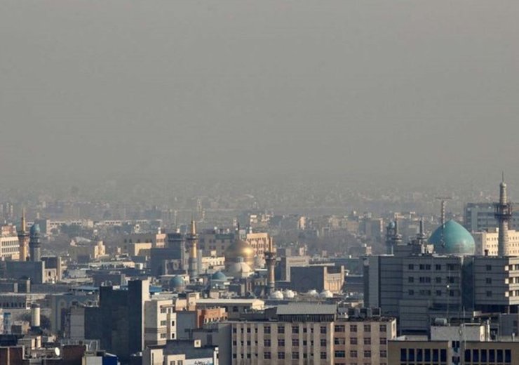 آلودگی هوای مشهد رو به افزایش