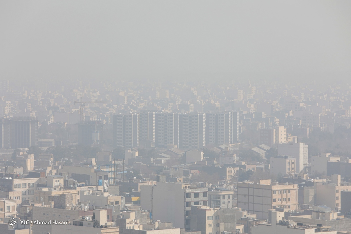 عکس/ هوای آلوده مشهد را ببینید