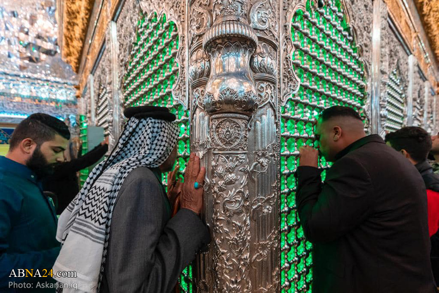 حال و هوای زائران در حرم مطهر امامین عسکریین(ع)