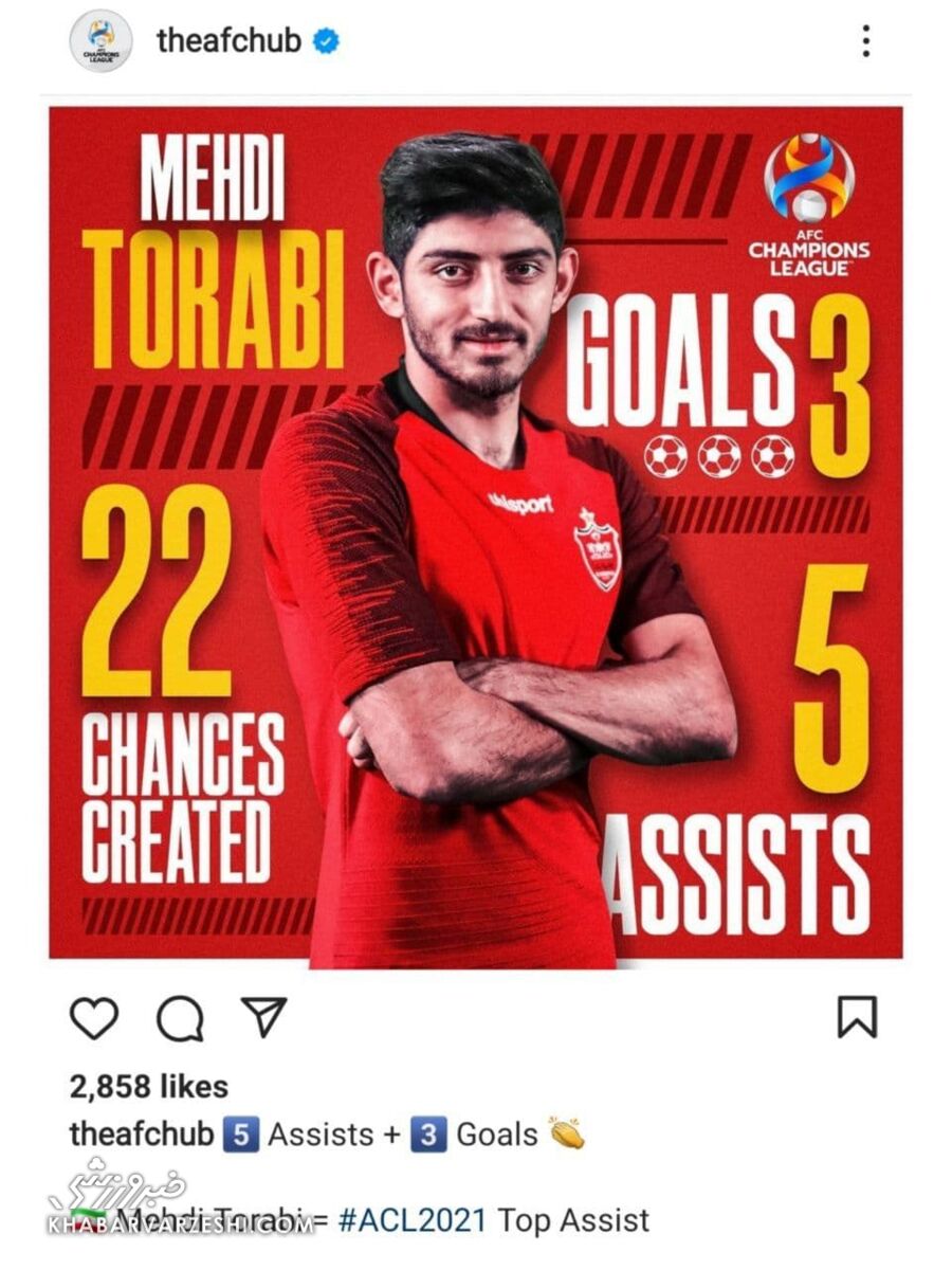 سورپرایز AFC برای ستاره پرسپولیس