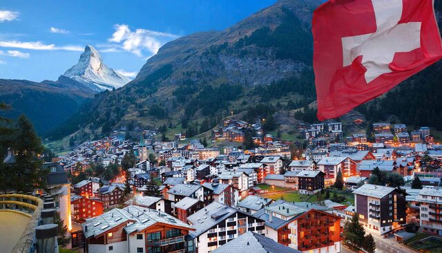 کاهش رشد اقتصادی سوئیس