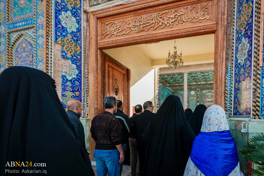 حال و هوای زائران در حرم مطهر امامین عسکریین(ع)