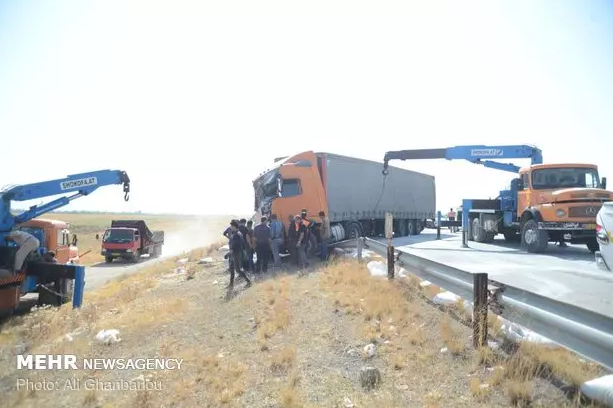 تصادف مرگبار در آزادراه زنجان-قزوین