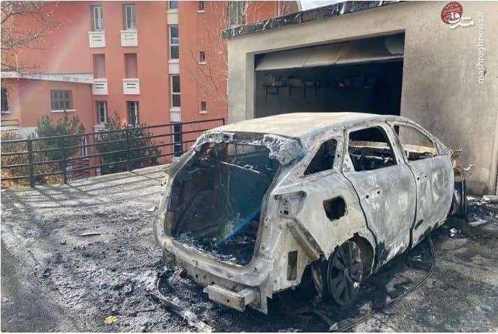 آتش زدن خودروی شهردار «بریانسون» در فرانسه