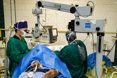 انجام ۶۰ عمل جراحی رایگان چشم در تبریز