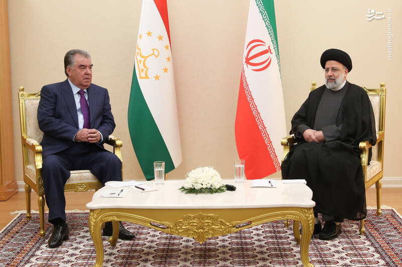 دیدار رئیس جمهور تاجیکستان با رئیسی