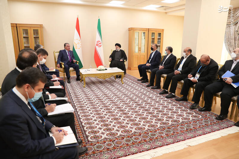 دیدار رئیس جمهور تاجیکستان با رئیسی