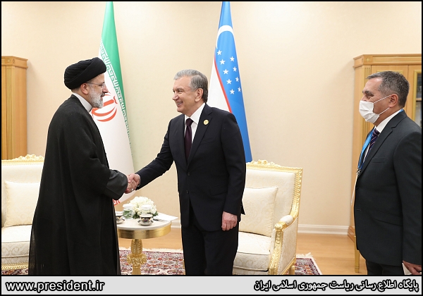 عکس/ دیدار رئیس جمهور ازبکستان با دکتر رئیسی