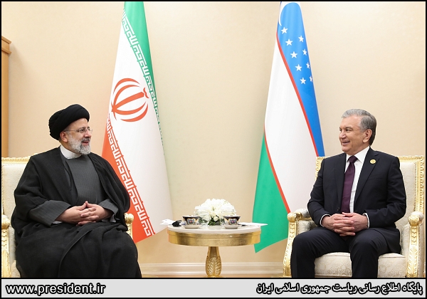 عکس/ دیدار رئیس جمهور ازبکستان با دکتر رئیسی