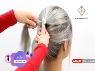 آموزش چند مدل شنیون موهای بلند و شیک