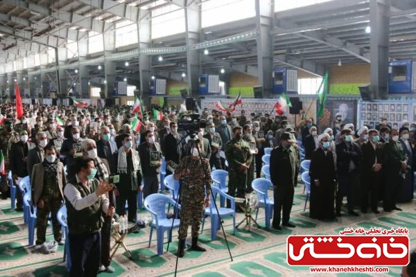 همایش یاران حاج قاسم در رفسنجان برگزار شد