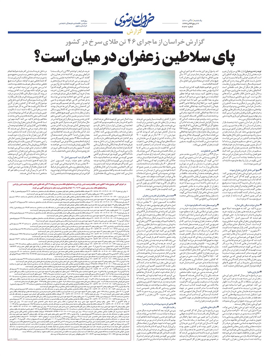 روزنامه خراسان رضوی