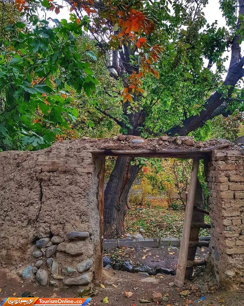 کوچه باغ های پاییزی روستای کن تهران