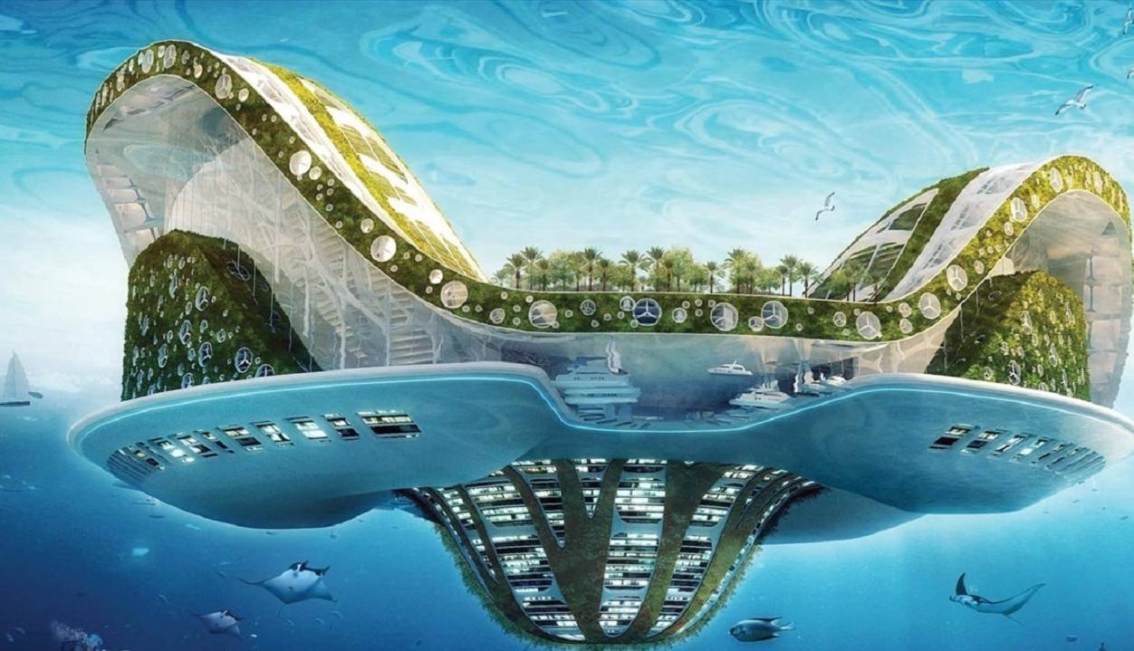 گوناگون/ دلیل ساخت شهرهای شناور در کناره اقیانوس ها چیست؟
