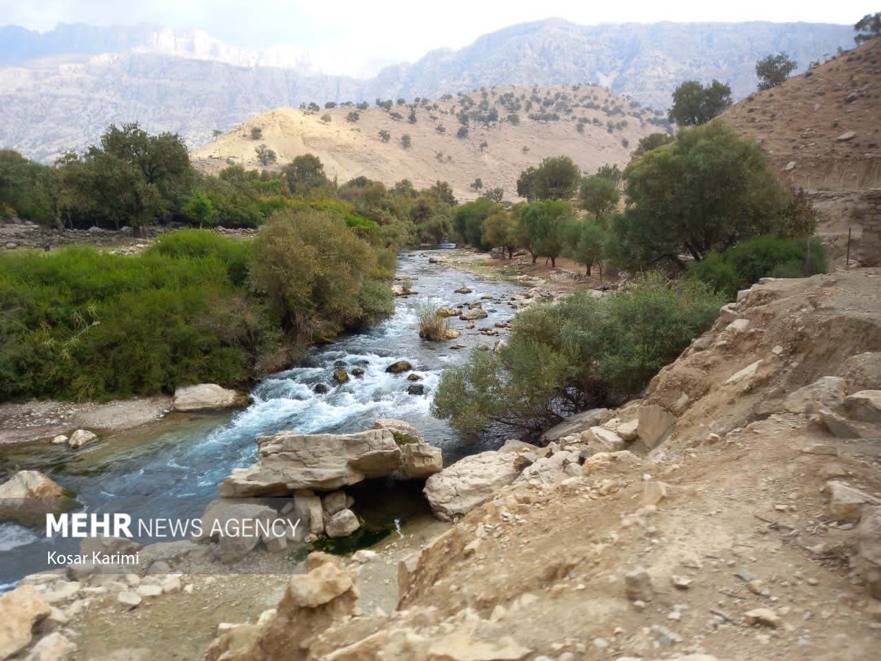 عکس/ وضعیت روستای زلزله زده «سوسن سرخاب» اندیکا