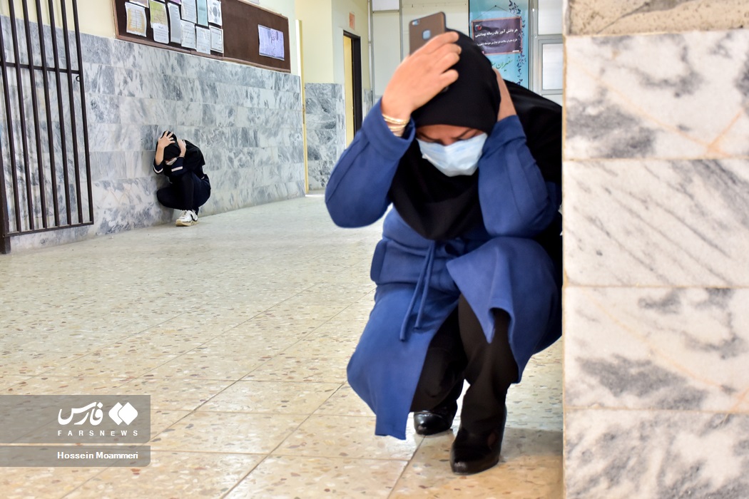 عکس/ مانور زلزله در بجنورد