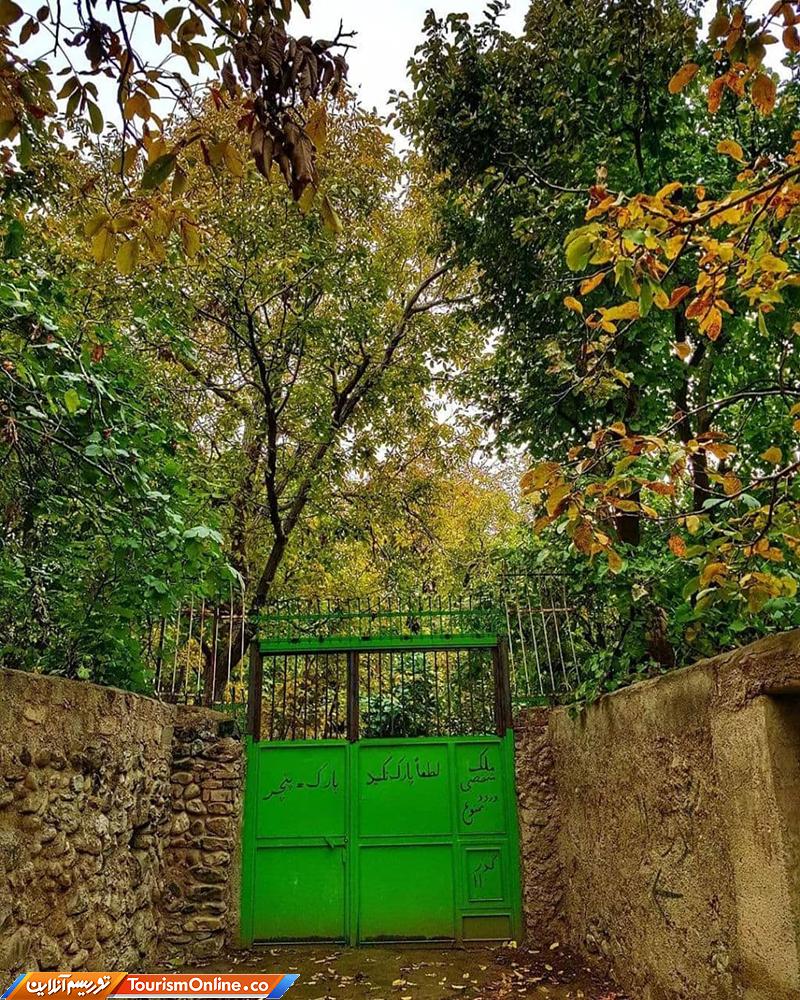 کوچه باغ های پاییزی روستای کن تهران