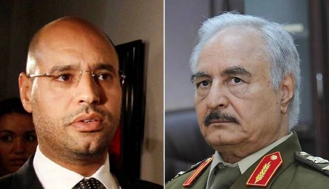 تنش بین حامیان حفتر و سیف ‌الاسلام قذافی