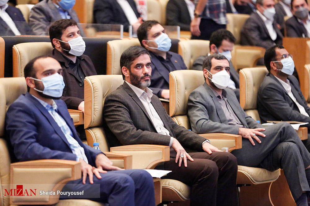 عکس/ سعید محمد در افتتاحیه نمایشگاه کیش