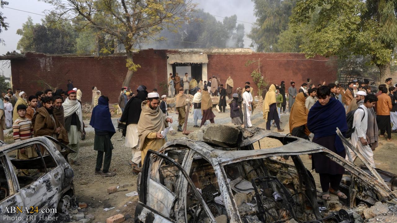 به آتش کشیدن پاسگاه پلیس در پی بی‌احترامی به قرآن در پاکستان