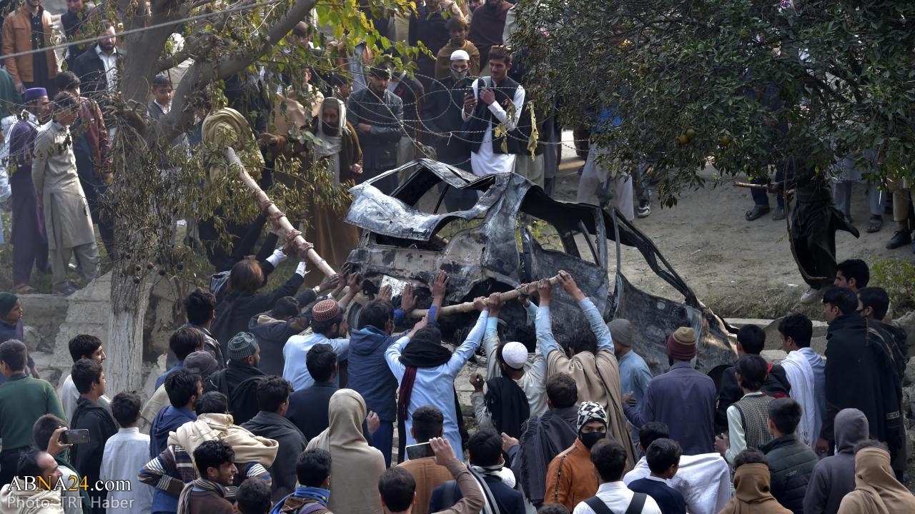 به آتش کشیدن پاسگاه پلیس در پی بی‌احترامی به قرآن در پاکستان