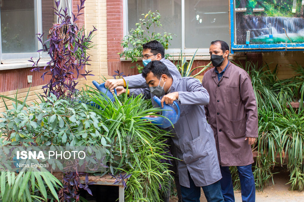 بازدید از دانش‌آموزان هنرستان استثنایی پویش قزوین