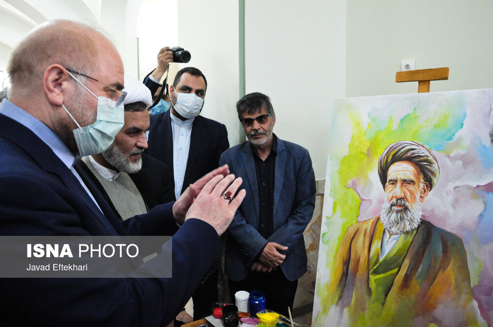 عکس/ حضور قالیباف در مراسم بزرگداشت شهید مدرس