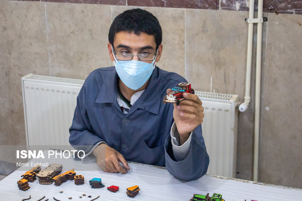 بازدید از دانش‌آموزان هنرستان استثنایی پویش قزوین