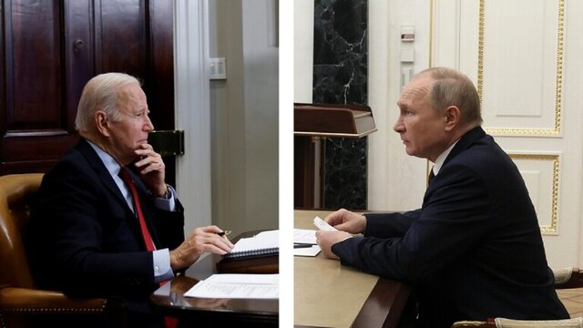 زمان گفت‌وگوی مجازی پوتین و بایدن اعلام شد