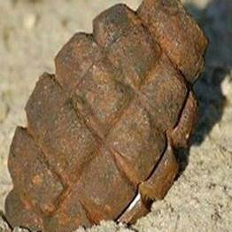 نارنجک کشف شده در دانشگاه کرمانشاه