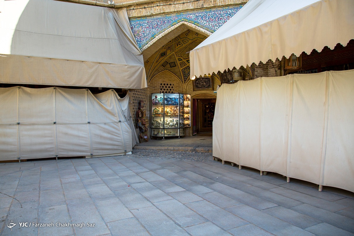 عکس/ کسادی بازار صنایع دستی شیراز