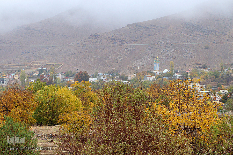 پاییز هزار رنگ در روستای «انجدان» اراک