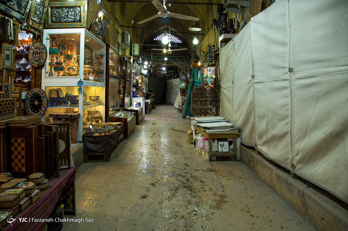 عکس/ کسادی بازار صنایع دستی شیراز