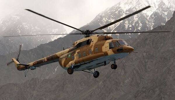 سقوط هلی‌کوپتر نظامی در پاکستان
