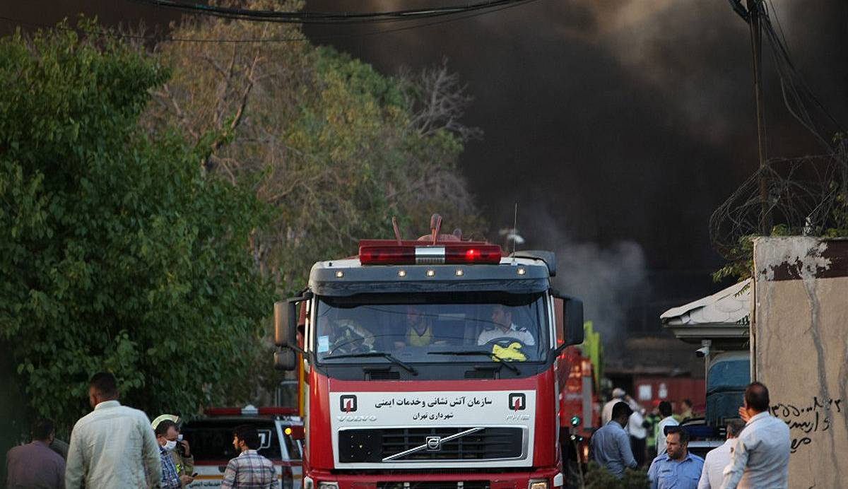 آتش سوزی در هتل محمودآباد خسارت جانی نداشت