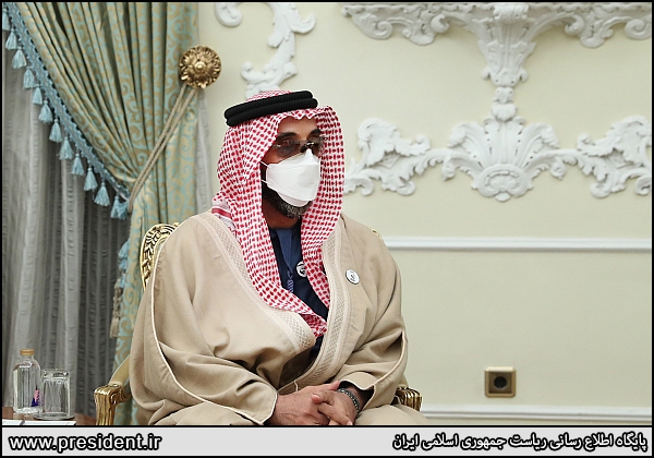 عکس/ دیدار مشاور امنیت ملی امارات با آیت‌الله رئیسی