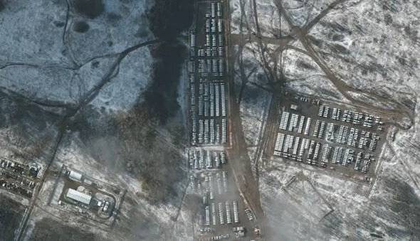 تصاویر ماهواره‌ای جدید از تجمیع نیروهای روسیه در مرز اوکراین