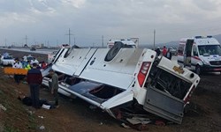 جزئیاتی از حادثه مرگبار اتوبوس در محور کاشان_اصفهان