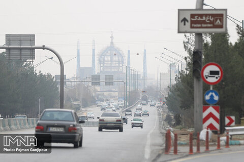 افزایش غلظت آلاینده‌ها در کلانشهر اصفهان