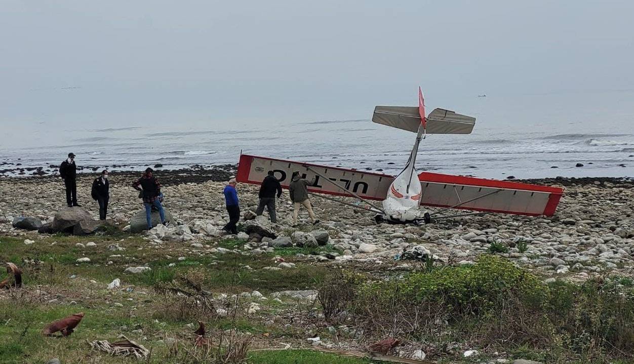 حادثه برای هواپیمای تفریحی در رامسر