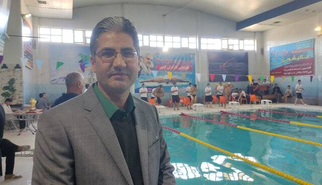 آغاز سومین دوره مسابقات شنای قهرمانی کارگران کشور در بجنورد