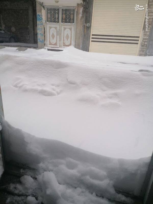 میزان بارش برف در آذربایجان شرقی