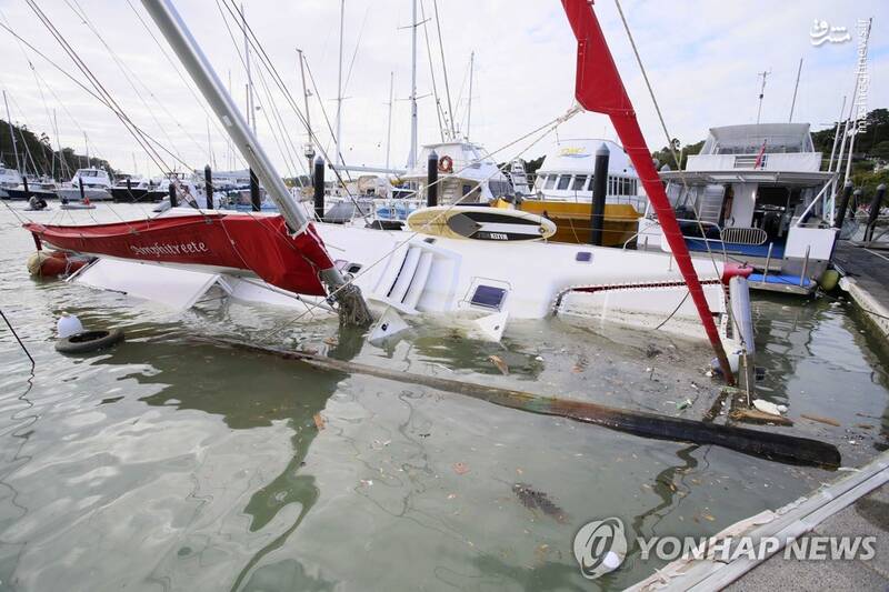 عکس/ خسارت سونامی در سواحل ژاپن