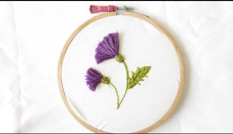 ترفندی برای گلدوزی گل میخک