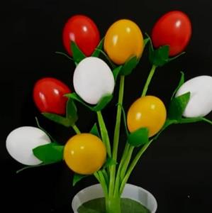 کاردستی با تخم مرغ رنگی برای عید نوروز