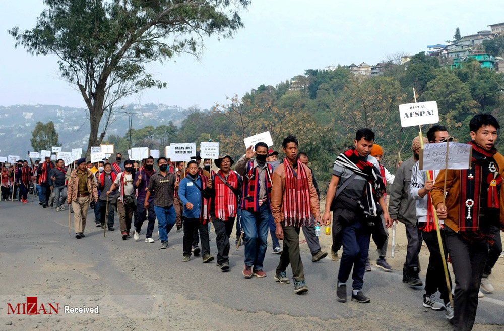 تظاهرات در هندوستان علیه نیروهای نظامی