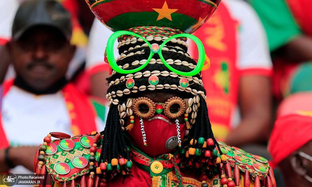 شمایل هوادار بازی جام ملت های آفریقا